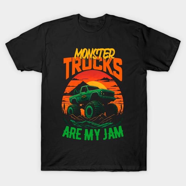 Monster Truck are my Jam Funny T-Shirt by T-shirt US